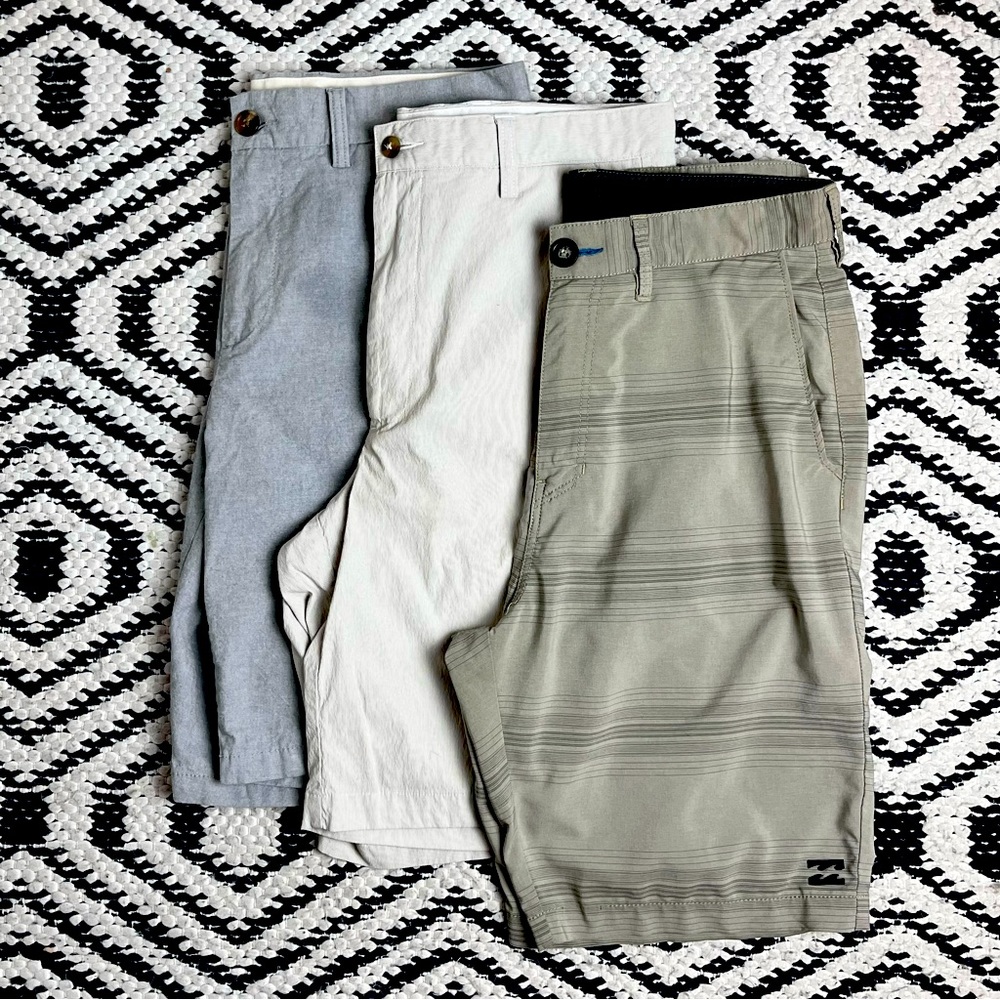 Men's 3 Pieces- Shorts Bundle Pack- Size Small- EUC